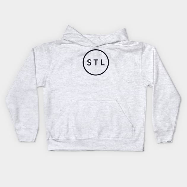 St. Louis STL Circle Kids Hoodie by EA Design